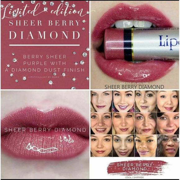 LipSense Sheer Berry Diamond Long Lasting Liquid Lip Color‎ SeneGence New Sealed - Picture 1 of 2